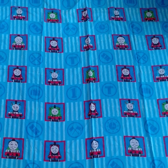 Vintage 1990s Thomas the Train & Friends Twin Bed Sheet 63” x 96” - Picture 10 of 10